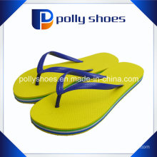 Slim Womens Brazilian Flip Flop Sandals Yellow Neon Size 7/8